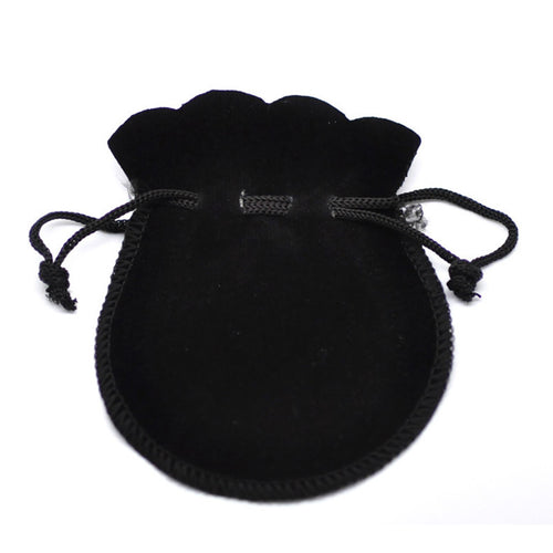 10pcs  cm x 7 cm mini jewelry coin storage bag velvet flock drawstring pouches boxes wedding gift bags J4U66
