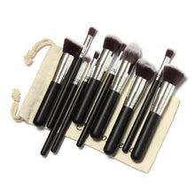 10pc Full Set Women Makeup Brush Kit Superior Professional Soft Cosmetic Brushes Multifunction Toiletry Kit for Women J4U66