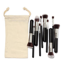 10pc Full Set Women Makeup Brush Kit Superior Professional Soft Cosmetic Brushes Multifunction Toiletry Kit for Women J4U66