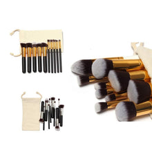 10pc Full Set Women Makeup Brush Kit Superior Professional Soft Cosmetic Brushes Multifunction Toiletry Kit for Women J4U66