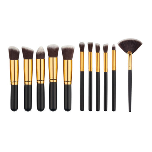 1 facial make up brushes tools cosmetic makeup brushes set kit foundation brushes maquiagem J4U66