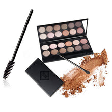 12 Colors Professional Nude Eyeshadow Palette Makeup Matte Eye Shadow Palette +Eyes Makeup+ Eyes pen + 12pcs brush J4U66