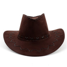 12 colors retro western cowboy bucket brim hat cap men women unisex sunscreen knight hats with rope J4U66