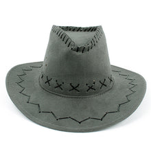 12 colors retro western cowboy bucket brim hat cap men women unisex sunscreen knight hats with rope J4U66