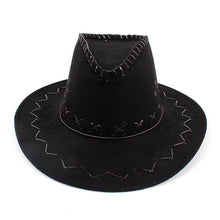 12 colors retro western cowboy bucket brim hat cap men women unisex sunscreen knight hats with rope J4U66