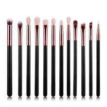 12 Pieces/set Pro Beauty Makeup Brushes Set Foundation Powder Eyeshadow Eyeliner Lip Blush Make Up Tools Pincel Maquiagem J4U66