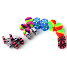 12pcs acrylic cheater fake ear plug tunnel stretcher expander expansion body jewelry pierceing unisex J4U66