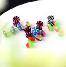 12pcs acrylic cheater fake ear plug tunnel stretcher expander expansion body jewelry pierceing unisex J4U66