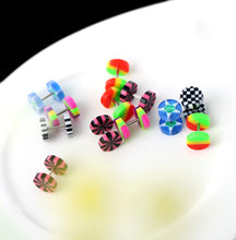 12pcs acrylic cheater fake ear plug tunnel stretcher expander expansion body jewelry pierceing unisex J4U66