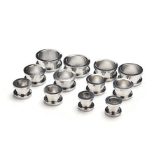 12Pcs Surgical Stainless Steel Screw-Fix Flesh Tunnels Ear Plugs 316L Ear Expanders J4U66