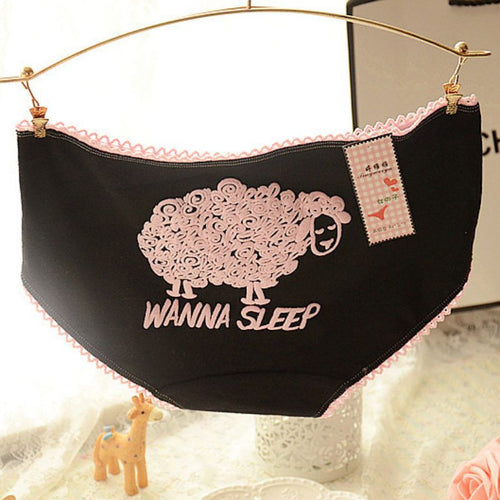 13 Color Underwear Women Cartoon Briefs Girl Cute Cotton Comfort Underpants Candy Color Women Panties PY3 J4U66
