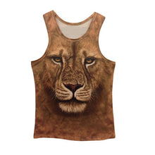 15 Styles New Men 3D Animals Pharaoh Print T-shirt Tee Blouse Tops Leasure Waistcoat Vest Size M L XL  J4U66