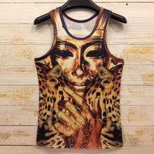 15 Styles New Men 3D Animals Pharaoh Print T-shirt Tee Blouse Tops Leasure Waistcoat Vest Size M L XL  J4U66