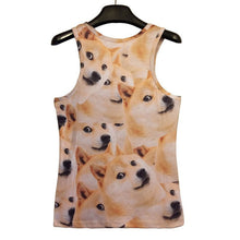 15 Styles New Men 3D Animals Pharaoh Print T-shirt Tee Blouse Tops Leasure Waistcoat Vest Size M L XL  J4U66