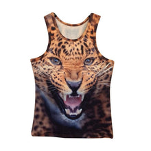 15 Styles New Men 3D Animals Pharaoh Print T-shirt Tee Blouse Tops Leasure Waistcoat Vest Size M L XL  J4U66