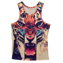 15 Styles New Men 3D Animals Pharaoh Print T-shirt Tee Blouse Tops Leasure Waistcoat Vest Size M L XL  J4U66