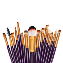 15pc Professional Makeup Cosmetic Brushes Set For Women Soft Foundation Eyeshadow Eyeliner Lip Brush Tool Accessories  J4U66
