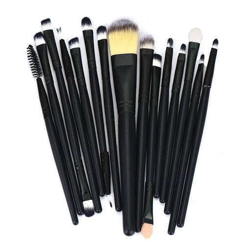 15pc Professional Makeup Cosmetic Brushes Set For Women Soft Foundation Eyeshadow Eyeliner Lip Brush Tool Accessories  J4U66