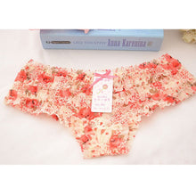 16 Colors Women Rainbow Bowknot Boyshorts Sexy Dot Underwear Women Lace Ruffles Sheer Panties Butt Lifter Briefs PY3 J4U66