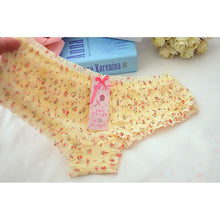 16 Colors Women Rainbow Bowknot Boyshorts Sexy Dot Underwear Women Lace Ruffles Sheer Panties Butt Lifter Briefs PY3 J4U66