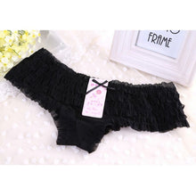 16 Colors Women Rainbow Bowknot Boyshorts Sexy Dot Underwear Women Lace Ruffles Sheer Panties Butt Lifter Briefs PY3 J4U66