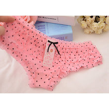 16 Colors Women Rainbow Bowknot Boyshorts Sexy Dot Underwear Women Lace Ruffles Sheer Panties Butt Lifter Briefs PY3 J4U66