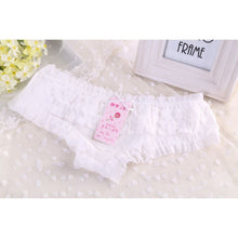 16 Colors Women Rainbow Bowknot Boyshorts Sexy Dot Underwear Women Lace Ruffles Sheer Panties Butt Lifter Briefs PY3 J4U66