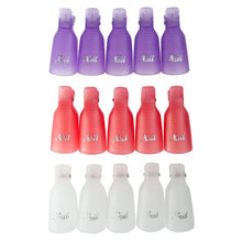 10pcss Remover Gel Polish Nail Art Soakers Remover Soak Off Cap Clip Tools UV Nail Degreaser Polish Wrap Tool Nails J4U66