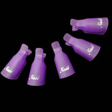 10pcs remover gel polish nail art soakers remover soak off cap clip tools uv nail degreaser polish wrap tool nails J4U66