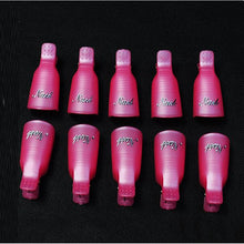 10pcss Remover Gel Polish Nail Art Soakers Remover Soak Off Cap Clip Tools UV Nail Degreaser Polish Wrap Tool Nails J4U66