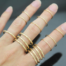 16pc Stylish Punk Stackable Plain Band Above Knuckle Midi Finger Ring  J4U66