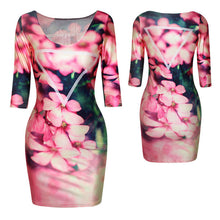 18 Colors Sexy Slim Dress Fit 3D Animal Print Space Galaxy Bodycon Mini DressesJFY66