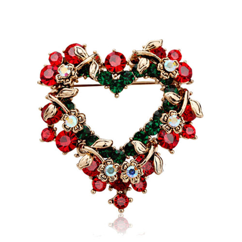 1 styles crystal rhinestone enamel brooch pin wedding party brooches for women jewelry J4U66