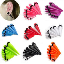 18Pcs Acrylic Ear Plug Taper Kit Gauges Ear Expander Stretcher Stretching Piercing Women Mens Body Jewelry J4U66