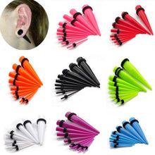 18Pcs Acrylic Ear Plug Taper Kit Gauges Ear Expander Stretcher Stretching Piercing Women Mens Body Jewelry J4U66