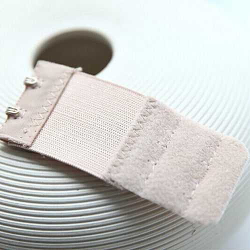 2 Rows 2 Hooks Bra Extenders Nylon Clasp Strap Women Bra Strap Extender 3 Colors J4U66