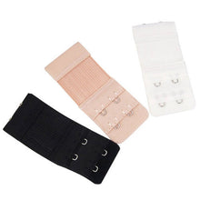 2 Rows 2 Hooks Bra Extenders Nylon Clasp Strap Women Bra Strap Extender 3 Colors J4U66