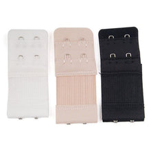 2 Rows 2 Hooks Bra Extenders Nylon Clasp Strap Women Bra Strap Extender 3 Colors J4U66
