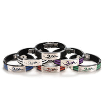 Chic Men Stainless Steel Silicone Metal Wristband Bracelets Bangle Stylist Jewelry Gifts J4U66