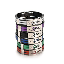 Chic Men Stainless Steel Silicone Metal Wristband Bracelets Bangle Stylist Jewelry Gifts J4U66