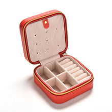 Creative Jewelry Box Mini PU Leather Casket for Jewelry Travel Case Best Birthday Gift Ring Earrings Necklace Storage J4U66