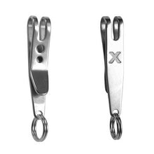 EDC Bag Suspension Clip with Key Ring Carabiner Stainless Steel Outdoor Quicklink Tool J4U66