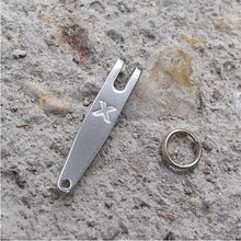 EDC Bag Suspension Clip with Key Ring Carabiner Stainless Steel Outdoor Quicklink Tool J4U66