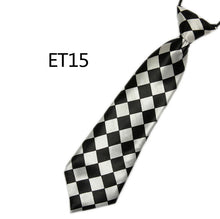 Stripe Plaid 3D Print Men Neck Ties School Boys Children Kids Baby Men Wedding Elastic Tie 20 Colors J4U66