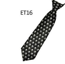 Stripe Plaid 3D Print Men Neck Ties School Boys Children Kids Baby Men Wedding Elastic Tie 20 Colors J4U66