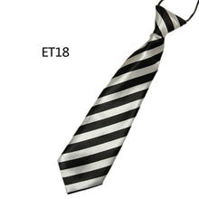 Stripe Plaid 3D Print Men Neck Ties School Boys Children Kids Baby Men Wedding Elastic Tie 20 Colors J4U66