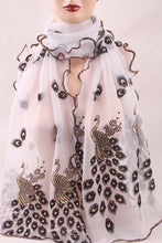 Women/Lady's 7 Colors Silk Scarves Chiffon Transparent Long Soft Wrap Shawl Stole Peacock Scarf 190*40CM J4U66
