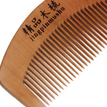 Natural Health Peach Wooden Mahogany Comb Present Comb Perfect Gift J4U66