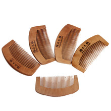 Natural Health Peach Wooden Mahogany Comb Present Comb Perfect Gift J4U66