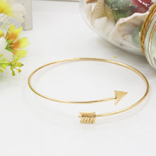 Adjustable Bridesmaids Gift Gold Filled Bracelets for Women One Direction Arrow Wrap Bracelet & Bangle J4U66